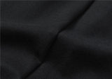 5A Men Breathable Cotton Sports Set Stand Collar Jacket Pant Suit