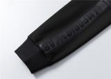 5A Men Breathable Cotton Sports Set Stand Collar Jacket Pant Suit