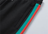 5A Men Breathable Cotton Sports Set Stand Collar Jacket Pant Suit