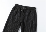 5A Men Breathable Cotton Sports Set Hooded Jacket Pant Suit