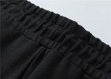 5A Men Breathable Cotton Sports Set Stand Collar Jacket Pant Suit