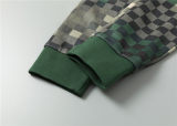 5A Men Breathable Cotton Sports Set Stand Collar Jacket Pant Suit