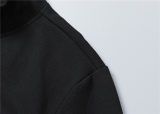 5A Men Breathable Cotton Sports Set Stand Collar Jacket Pant Suit