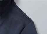 5A Men Breathable Cotton Sports Set Stand Collar Jacket Pant Suit