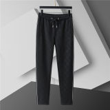 5A Men Breathable Cotton Sports Set Stand Collar Jacket Pant Suit