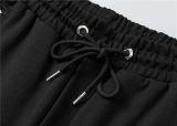 5A Men Breathable Cotton Sports Set Stand Collar Jacket Pant Suit