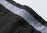 5A Men Breathable Cotton Sports Set Stand Collar Jacket Pant Suit