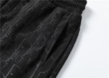 5A Men Breathable Cotton Sports Set Hooded Jacket Pant Suit