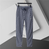 5A Men Breathable Cotton Sports Set Stand Collar Jacket Pant Suit