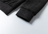 5A Men Breathable Cotton Sports Set Hooded Jacket Pant Suit