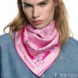 5A Women's Sunflower Silk Scarves Pink