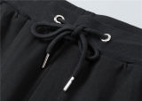 5A Men Breathable Cotton Sports Set Hooded Jacket Pant Suit