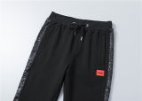 5A Men Breathable Cotton Sports Set Hooded Jacket Pant Suit