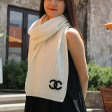 5A Women's Winter Knitted Scarf White