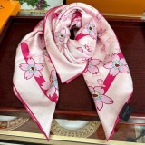 5A Women's Sunflower Silk Scarves Pink