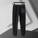 5A Men Breathable Cotton Sports Set Hooded Jacket Pant Suit