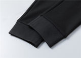 5A Men Breathable Cotton Sports Set Hooded Jacket Pant Suit