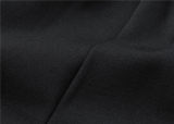 5A Men Breathable Cotton Sports Set Lapel Jacket Pant Suit