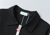 5A Men Breathable Cotton Sports Set Lapel Jacket Pant Suit