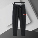 5A Men Breathable Cotton Sports Set Hooded Jacket Pant Suit
