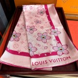 5A Women's Sunflower Silk Scarves Pink