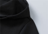 5A Men Breathable Cotton Sports Set Hooded Jacket Pant Suit
