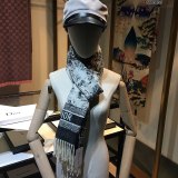 5A Women's Winter Tassel Scarf Black