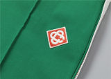 5A Men Breathable Cotton Sports Set Lapel Jacket Pant Suit