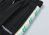 5A Men Breathable Cotton Sports Set Stand Collar Jacket Pant Suit