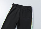 5A Men Breathable Cotton Sports Set Stand Collar Jacket Pant Suit