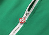 5A Men Breathable Cotton Sports Set Lapel Jacket Pant Suit