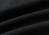 5A Men Breathable Cotton Sports Set Lapel Jacket Pant Suit