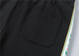 5A Men Breathable Cotton Sports Set Stand Collar Jacket Pant Suit