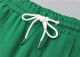 5A Men Breathable Cotton Sports Set Lapel Jacket Pant Suit