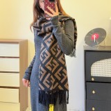 5A Women's Winter Tassel Scarf
