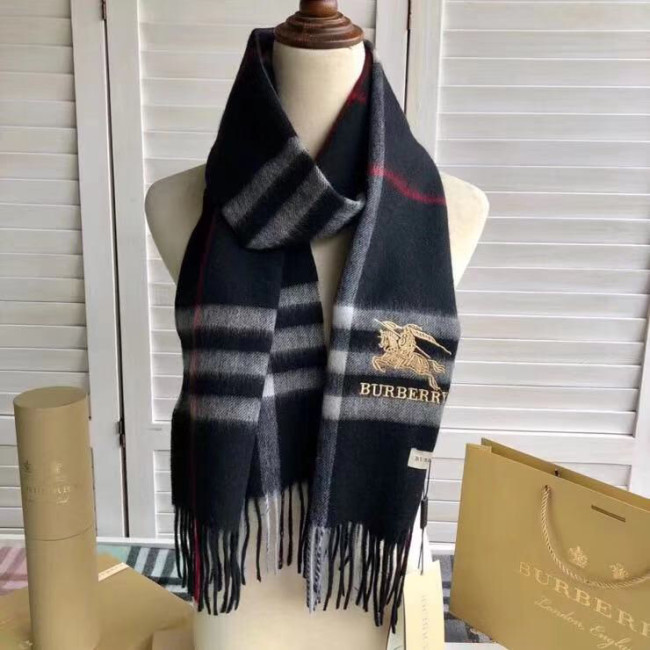 5A Unisex Winter Classic Plaid Tassel Scarf