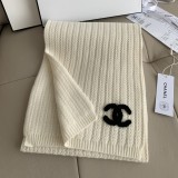 5A Women's Winter Knitted Scarf White