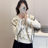 5A Women's Silk Scarves White