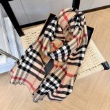 5A Women's Winter Tassel Plaid Scarf