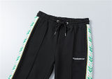5A Men Breathable Cotton Sports Set Stand Collar Jacket Pant Suit