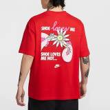 AS U NSW M90 OC V DAY Cotton Tee with Minimalist Red