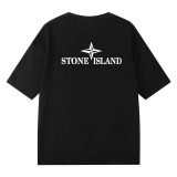 Men's Embroidery Logo Cotton Loose T-Shirt