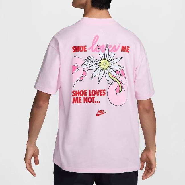 AS U NSW M90 OC V DAY Cotton Tee with Minimalist Pink