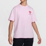 AS U NSW M90 OC V DAY Cotton Tee with Minimalist Pink