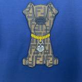 5A 2026 SS Pet-Themed Jacquard Patch T-shirt