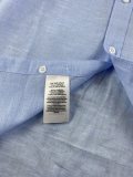 5A Men's Linen Long Sleeve Button-down Shirt 2222