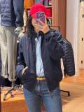 5A Unisex Bedford Twill Zip-Up Jacket – Classic Stand Collar, Red Pony Logo, Vintage Style