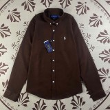 5A Men's Linen Long Sleeve Button-down Shirt 2222