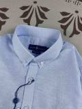 5A Men's Linen Long Sleeve Button-down Shirt 2222