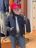 5A Unisex Bedford Twill Zip-Up Jacket – Classic Stand Collar, Red Pony Logo, Vintage Style